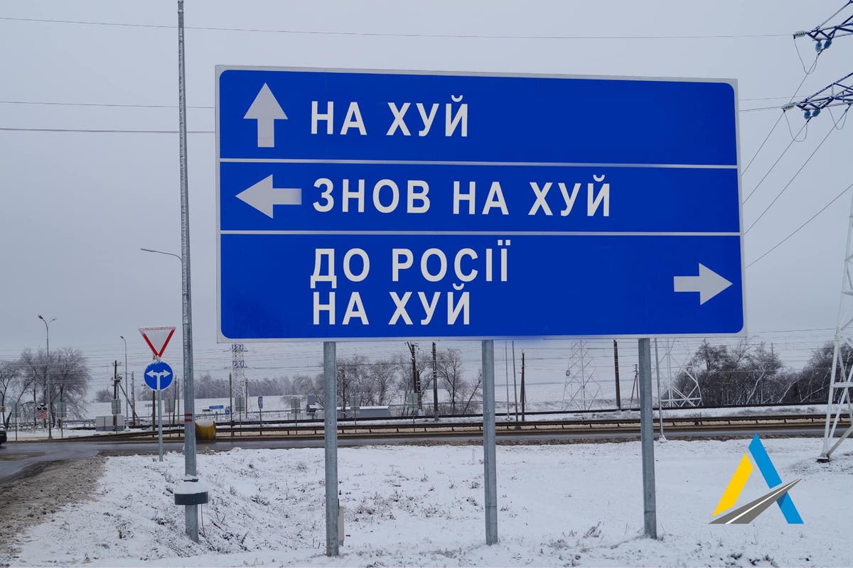 ‘Let us help them get straight to hell’: Ukrainian roads company removes signs to confuse Russians