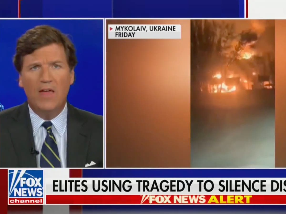 A Fox News correspondent is seriously injured as Ukraine — while Russian memos praise Tucker Carlson