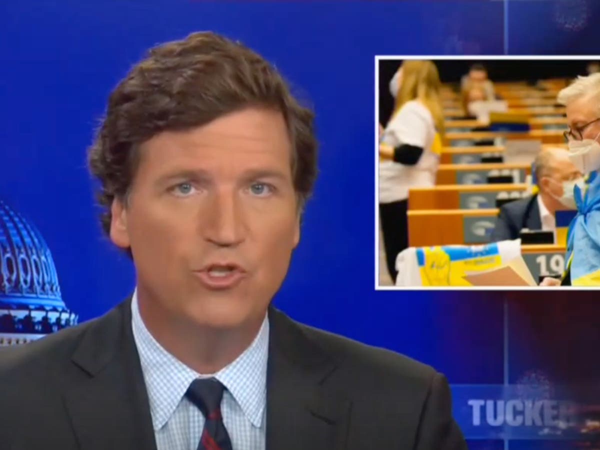 Tucker Carlson doubles down on Ukraine calling support ‘the largest political flashmob in American history’