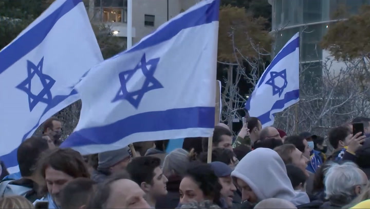Watch live as hundreds protest in Tel Aviv in support of Ukraine | News