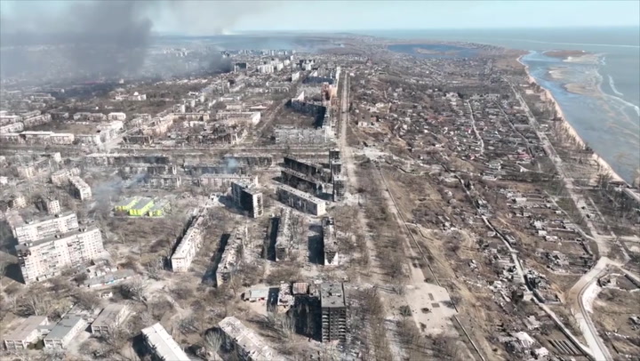 Drone footage shows derelict Ukraine city of Mariupol following Russian attack | News