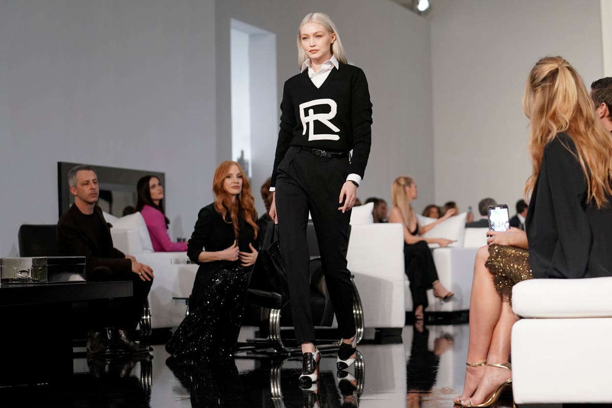 Ralph Lauren returns to runway in a show of relaxed luxury