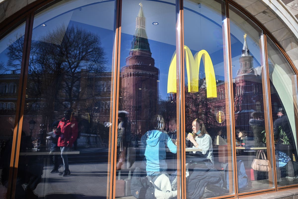 Russian man fills entire fridge with McDonald’s burgers as restaurants close