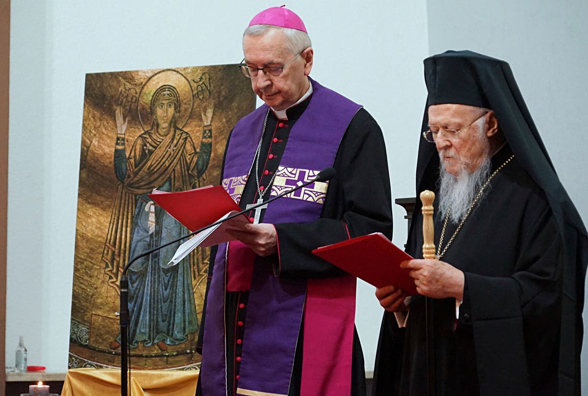 Orthodox patriarch denounces ‘atrocious invasion’ of Ukraine