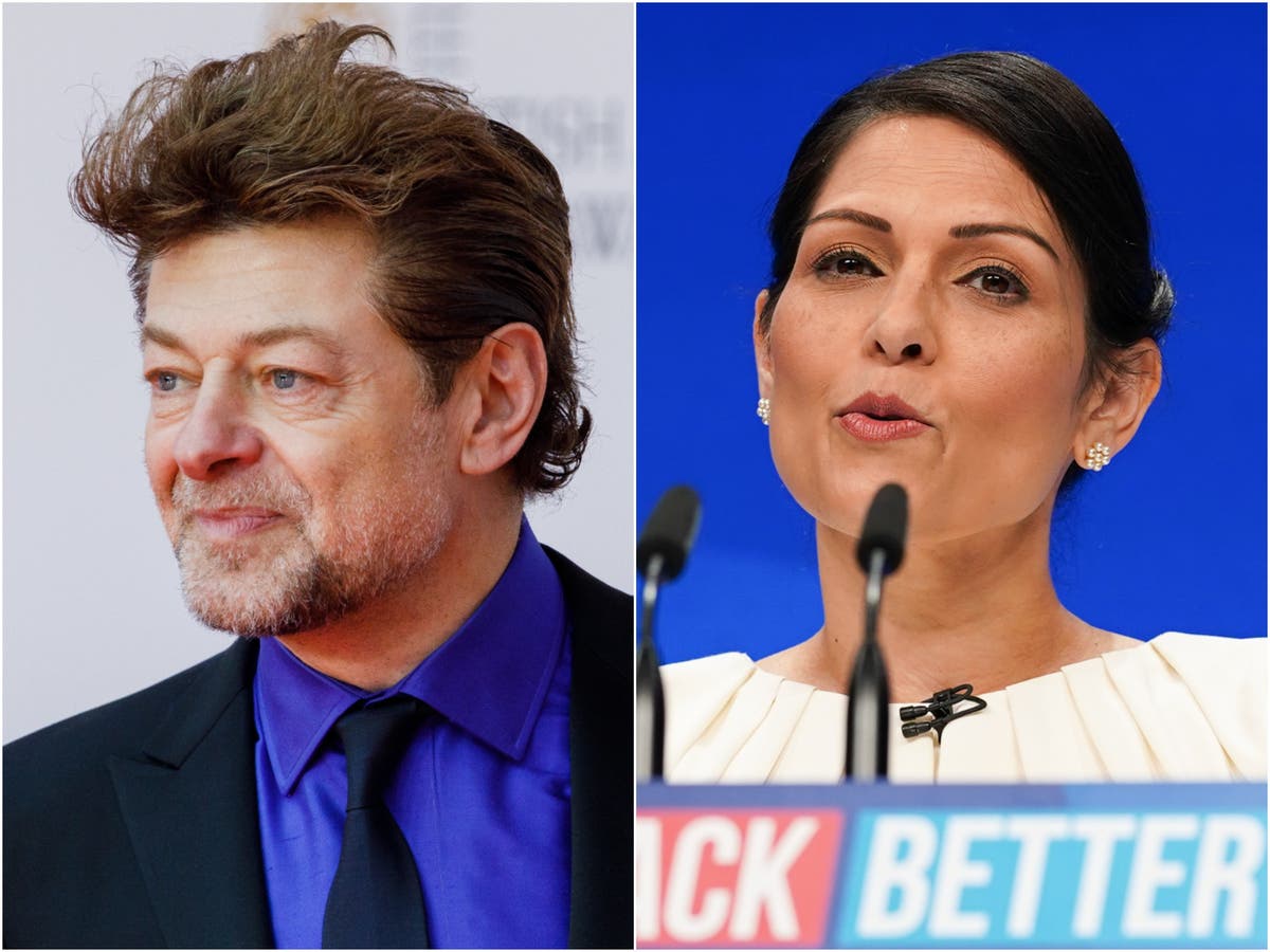 Baftas 2022: Andy Serkis hits out at Priti Patel over Ukraine refugee crisis during his speech