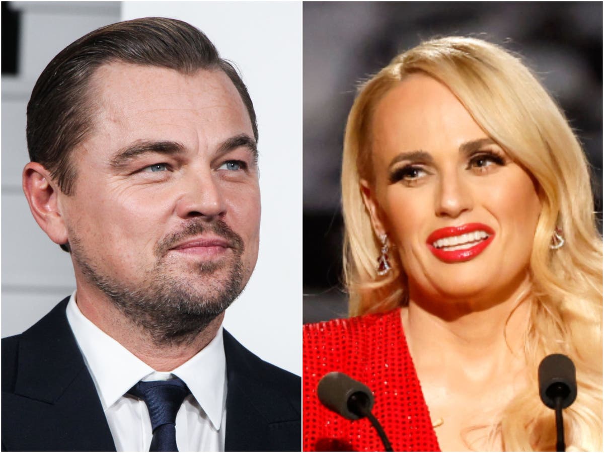 Baftas: Rebel Wilson makes joke about Leonardo DiCaprio ‘liking women young’