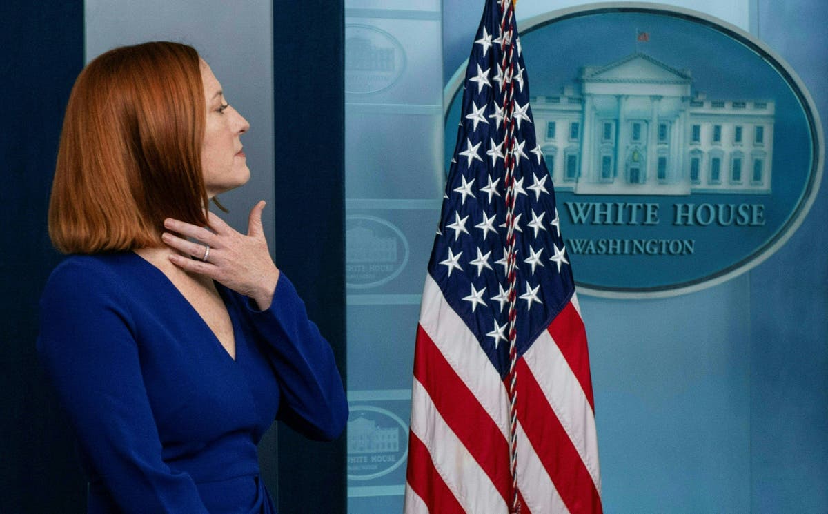 Jen Psaki referred to as ‘the woman with the really beautiful red hair’ by Donald Trump at Michigan rally