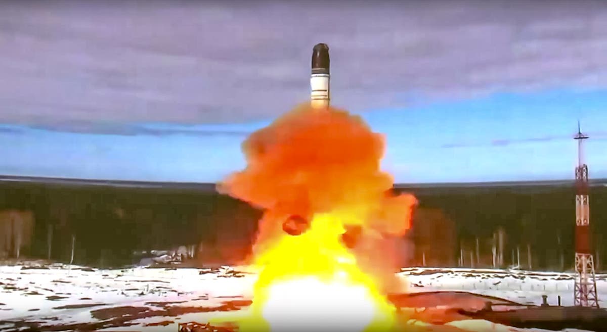 Russia test-fires new intercontinental ballistic missile