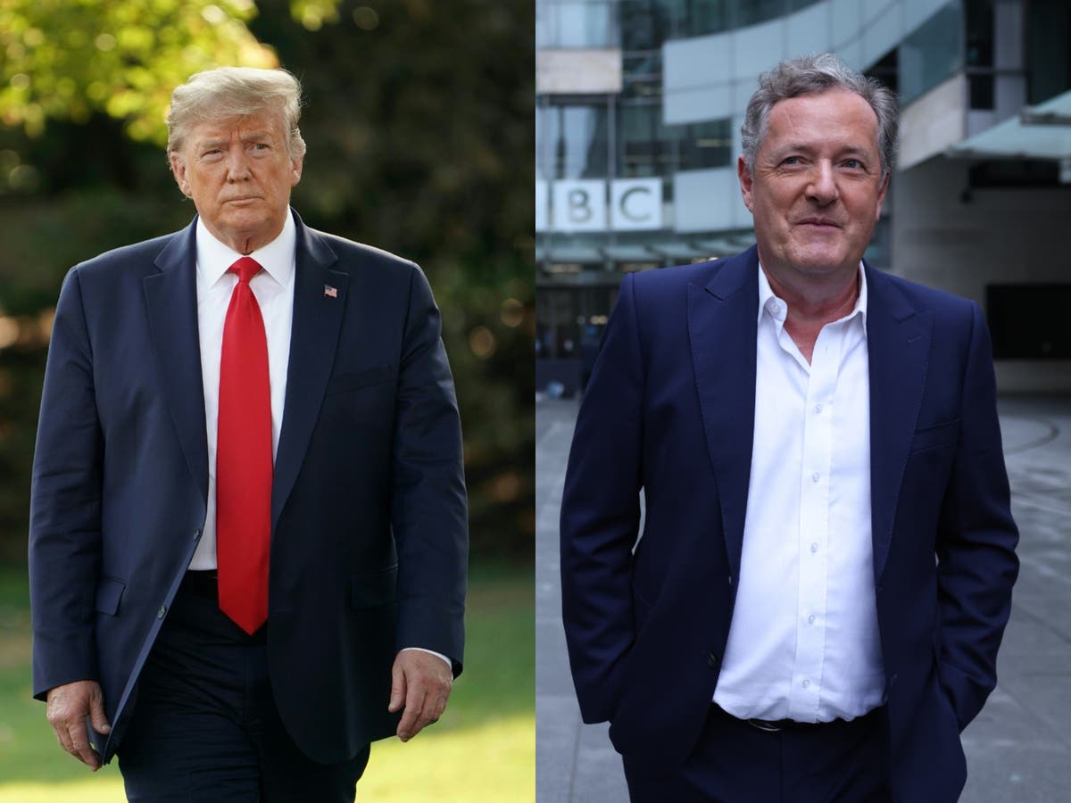 Piers Morgan says Trump is ‘pathological’ ahead of airing of interview which infuriated ex-president