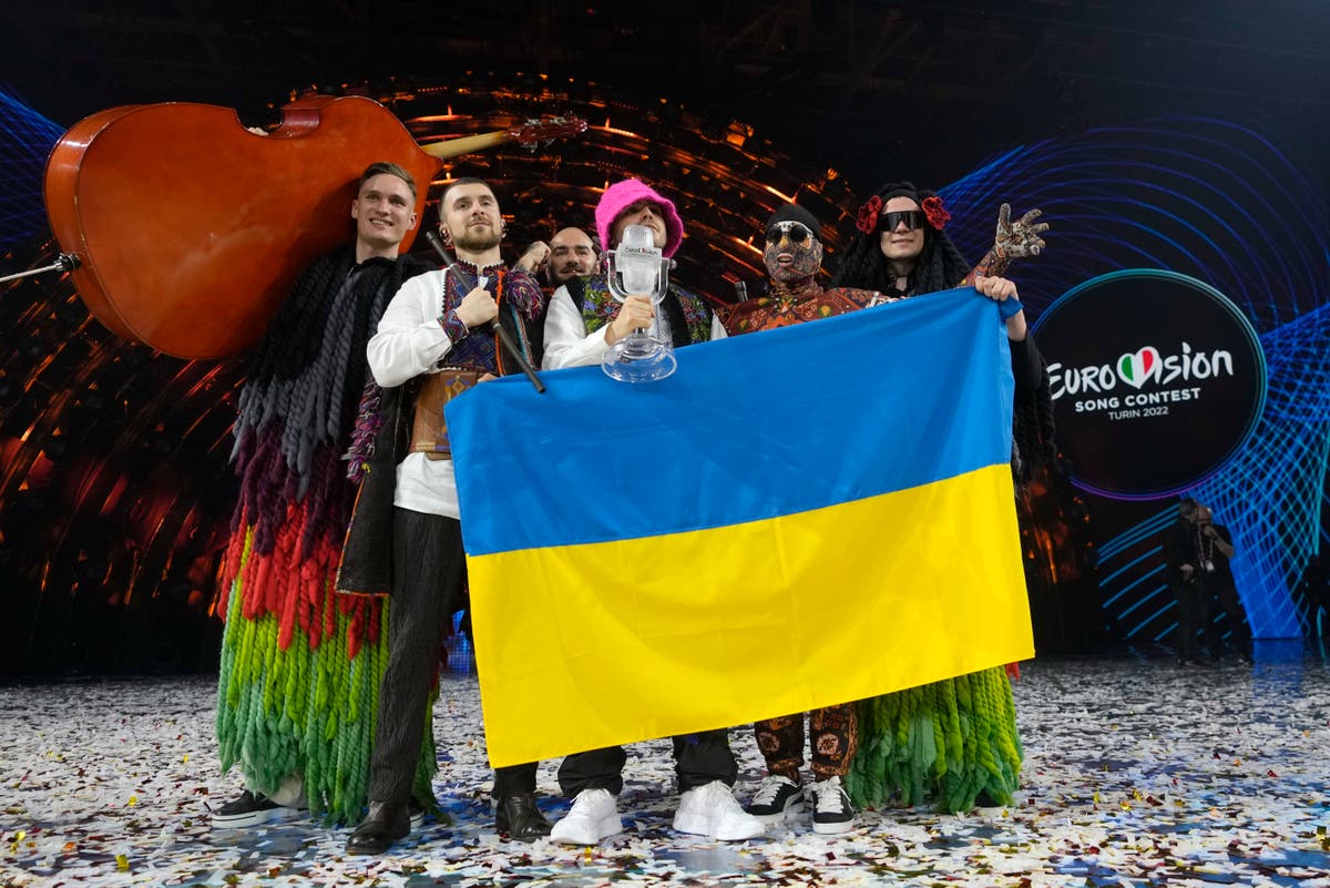 Eurovision winners Kalush Orchestra sell trophy to fund drones for Ukraine war
