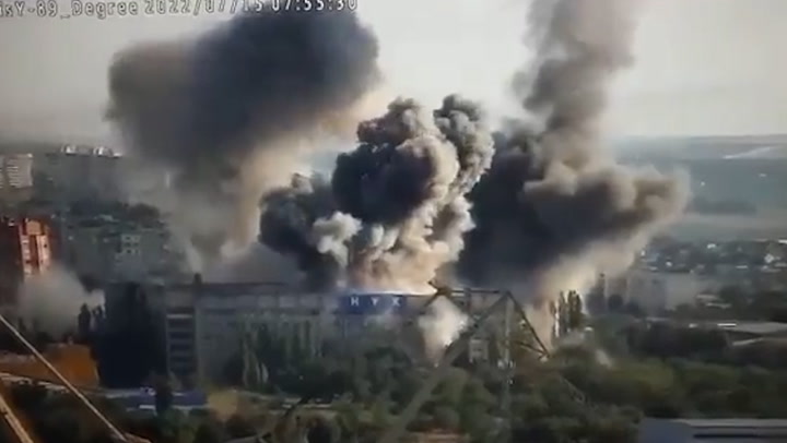 Mykolaiv university burns after Russian missile strike | News
