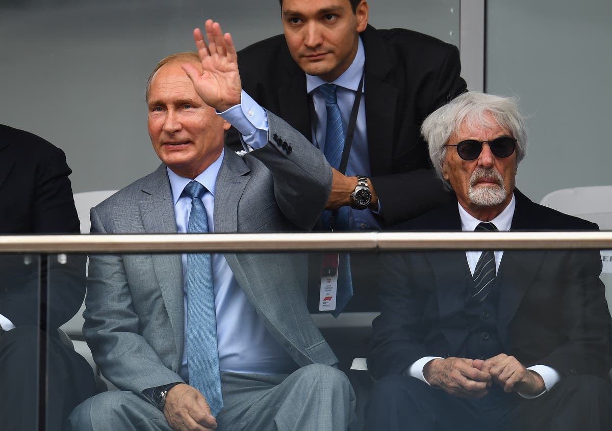 Bernie Ecclestone finally apologises after saying he would ‘take a bullet’ for Putin