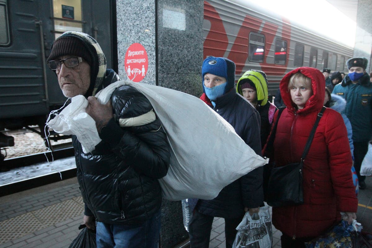 Ukrainian refugees forced to escape to enemy soil in Russia