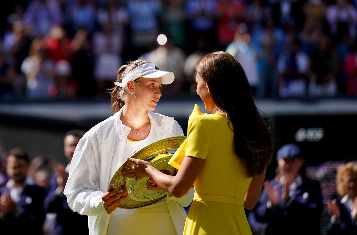Elena Rybakina left too stunned to celebrate after winning first Wimbledon title