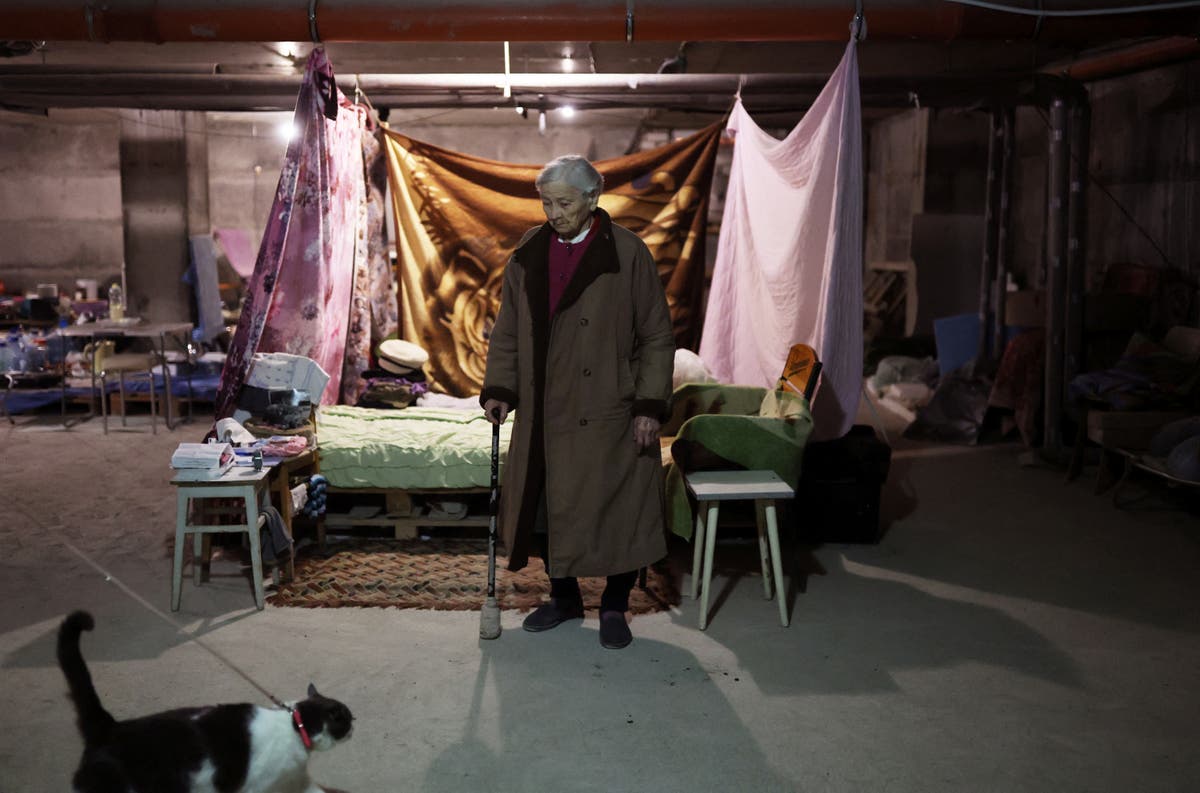 Grandmother lives in a basement as war between Ukraine and Russia threatens her hometown of Kharkiv