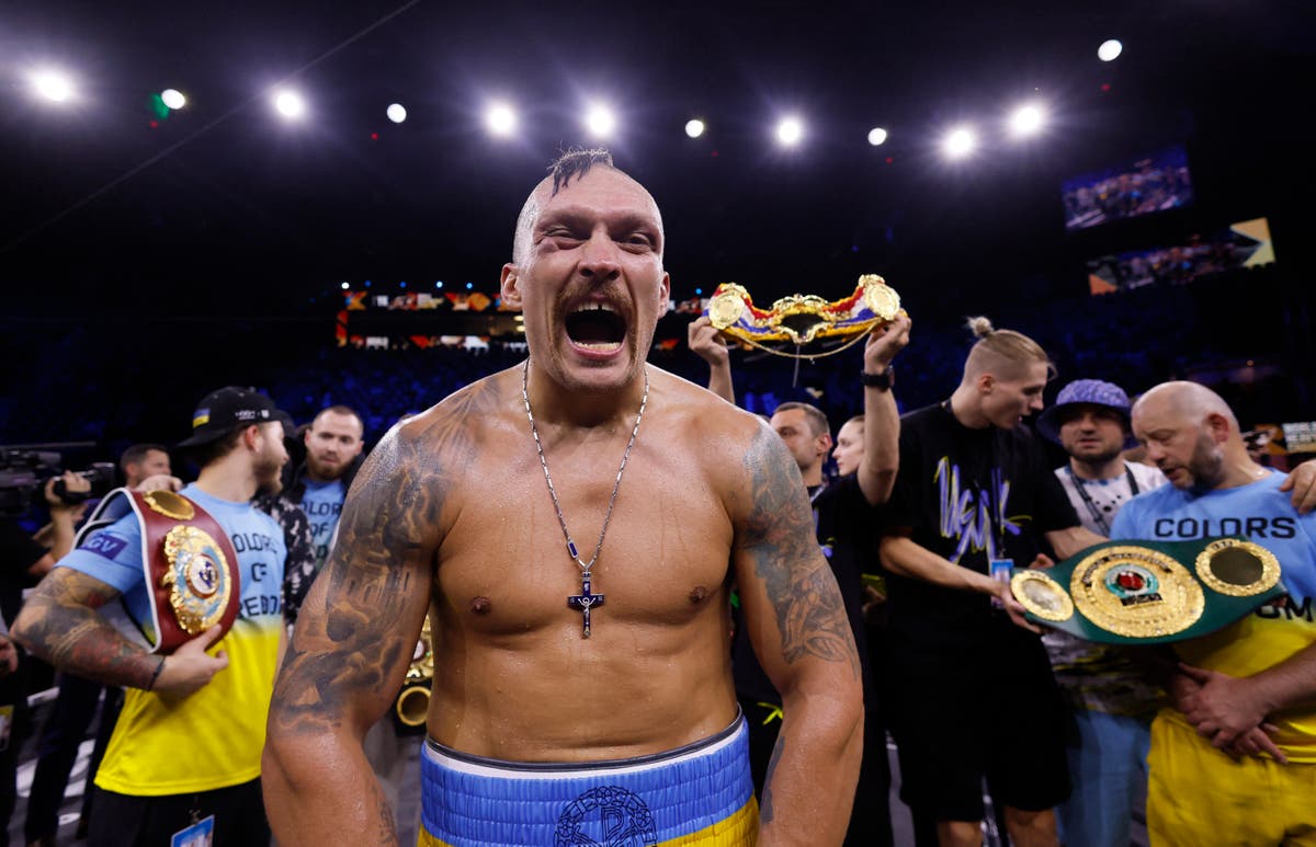 Anthony Joshua vs Oleksandr Usyk 2: Result, scorecard and report from heavyweight world title fight rematch in Saudi Arabia