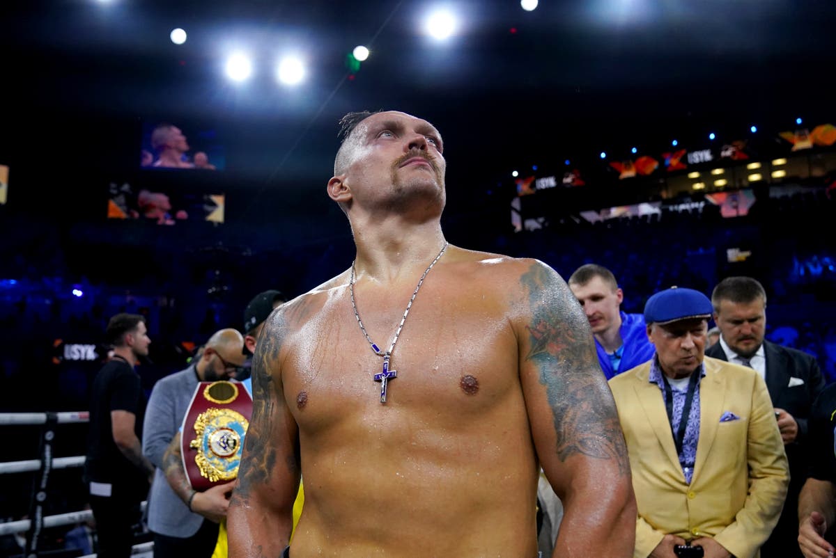 Oleksandr Usyk responds to Tyson Fury taunt after victory over Anthony Joshua