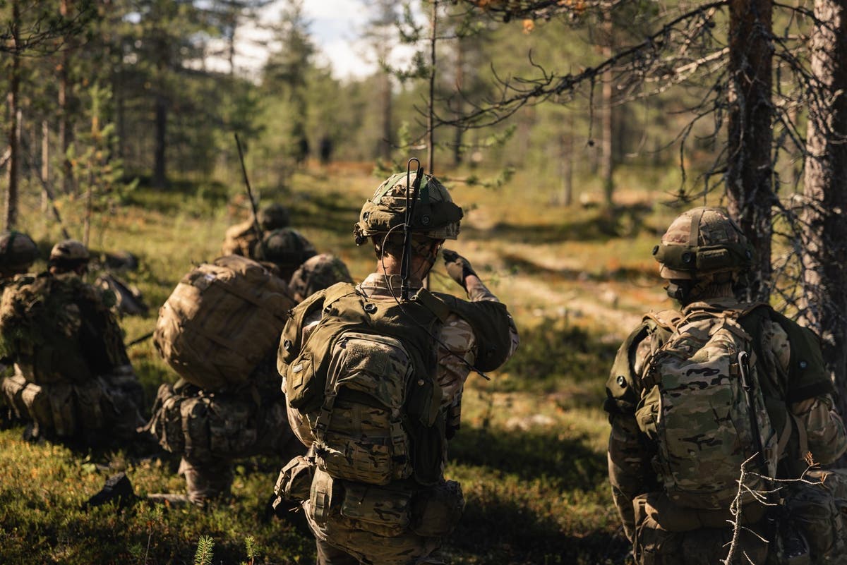 British troops join cold weather exercises with Swedish and Finnish armed forces