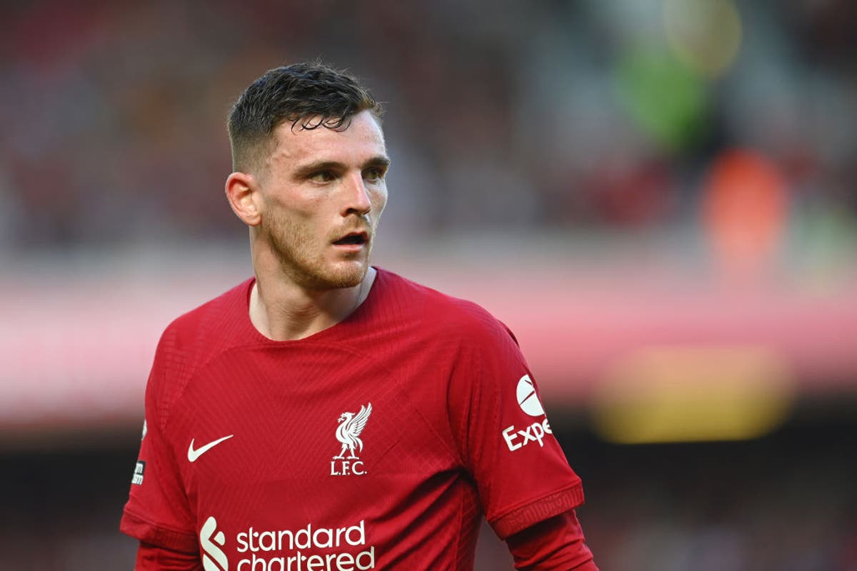 Andy Robertson injury: Liverpool defender to miss ‘at least’ three weeks including Scotland Nations League games