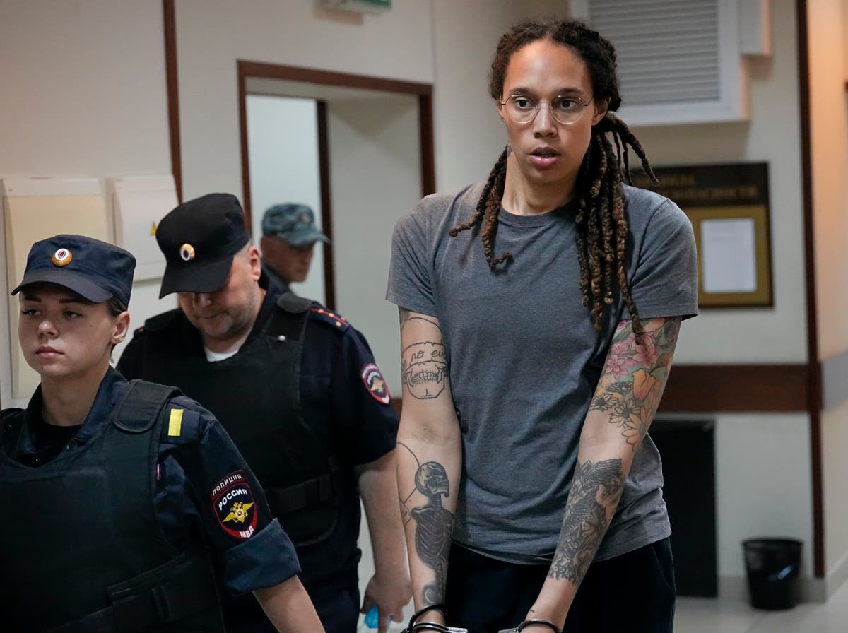 Brittney Griner’s wife says Russia is holding WNBA star ‘hostage’