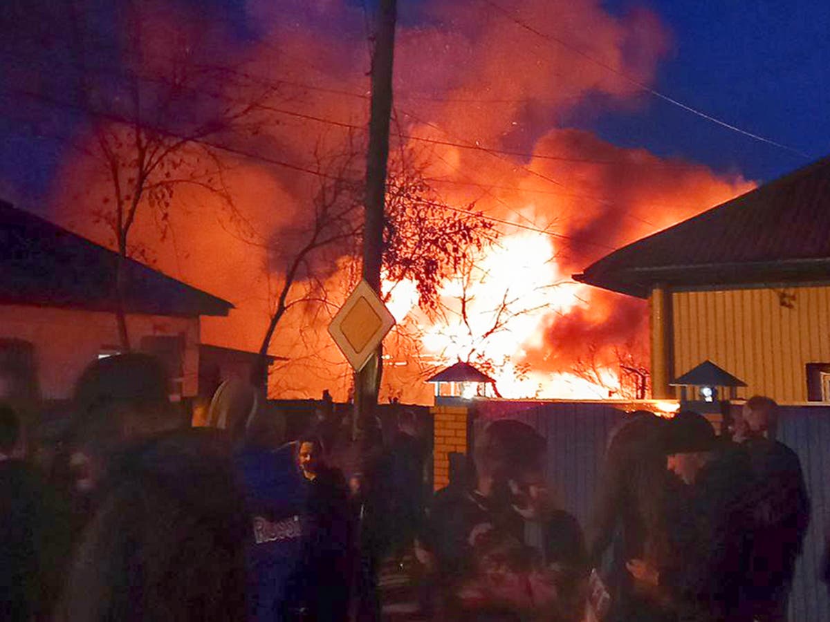 Russian fighter jet crashes into Siberian residential building days after similar crash near Ukraine