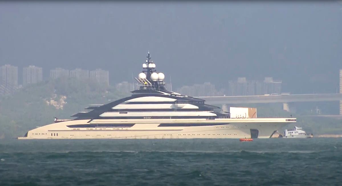 Yacht linked to sanctioned Russian tycoon leaves Hong Kong