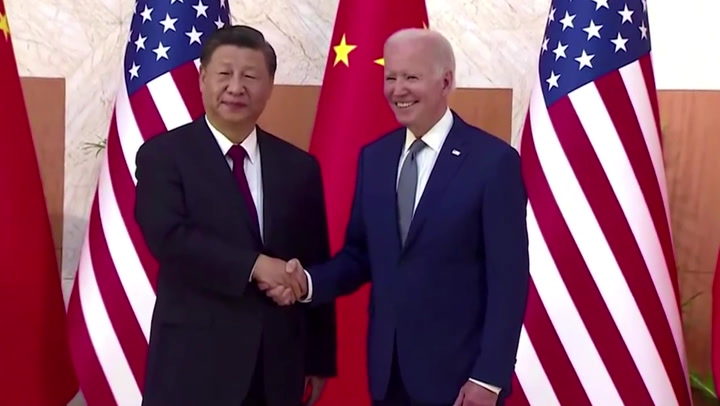 Joe Biden and Xi Jinping shake hands ahead of G20 meeting | News