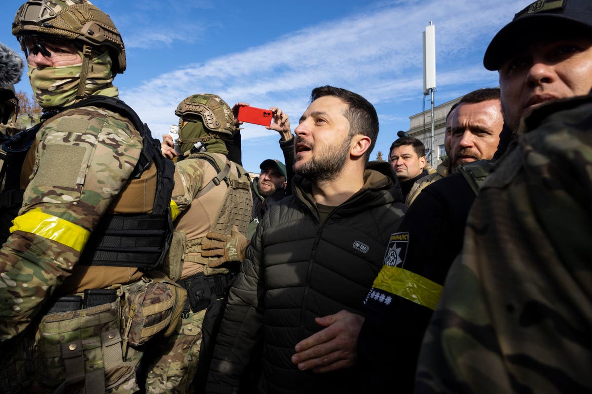 Zelensky tells G20 he wants end to war but ‘we will fight a while longer’ to regain all Ukrainian territory