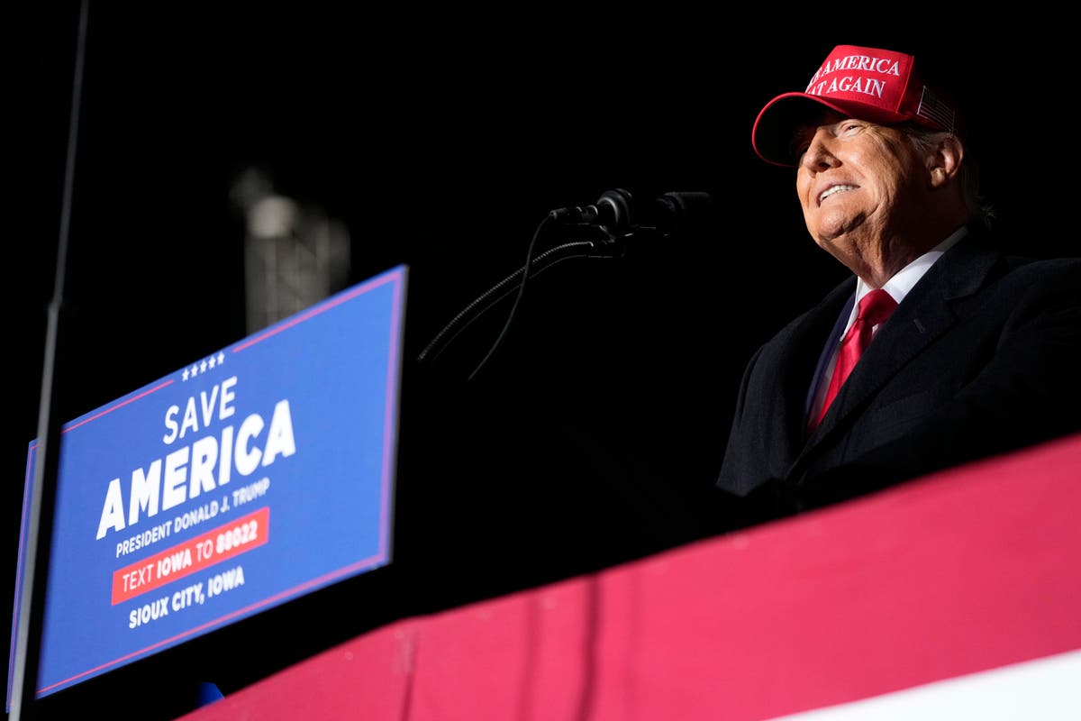 Trump speech today – latest: Trump tells rally to vote in ‘giant red wave’ as he rants about ‘weaponised’ justice system