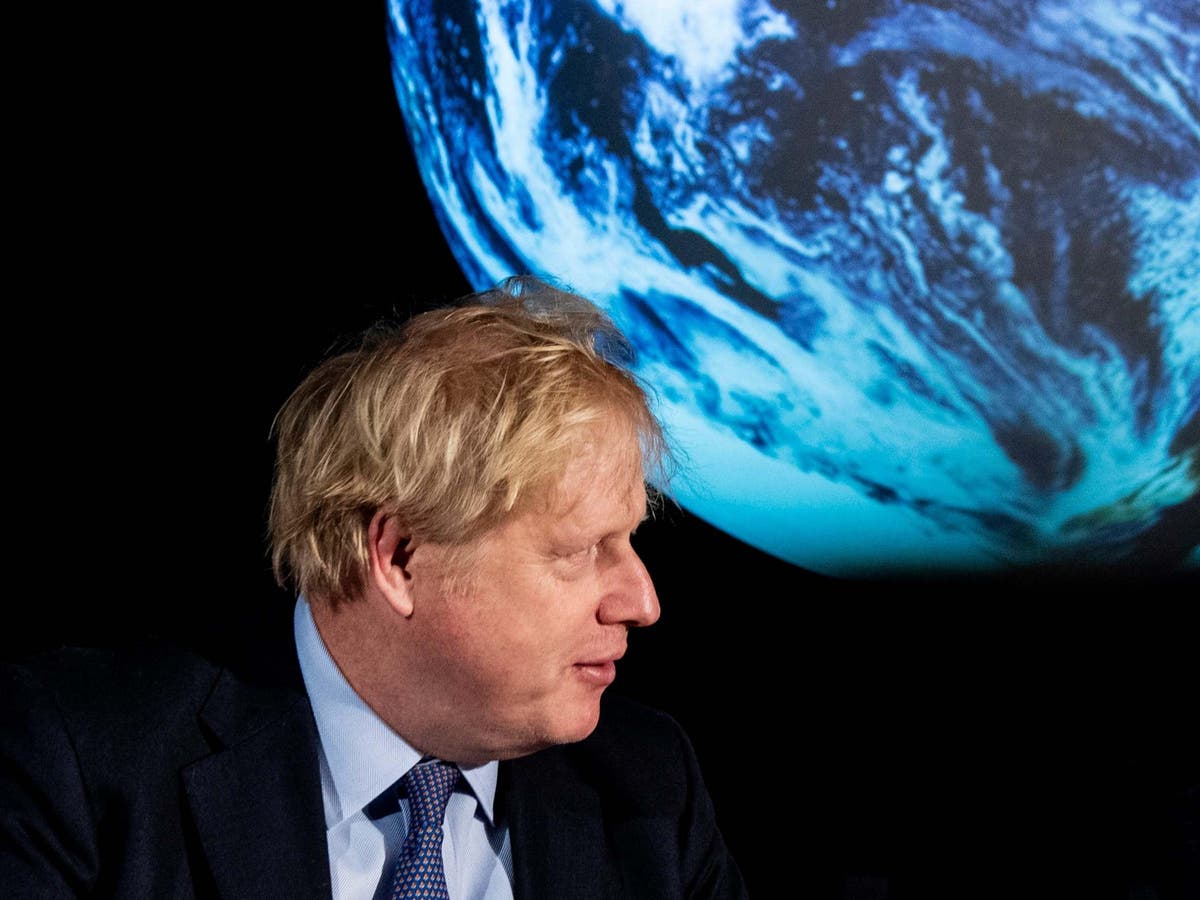 Boris Johnson jokes about climate change causing his downfall as PM