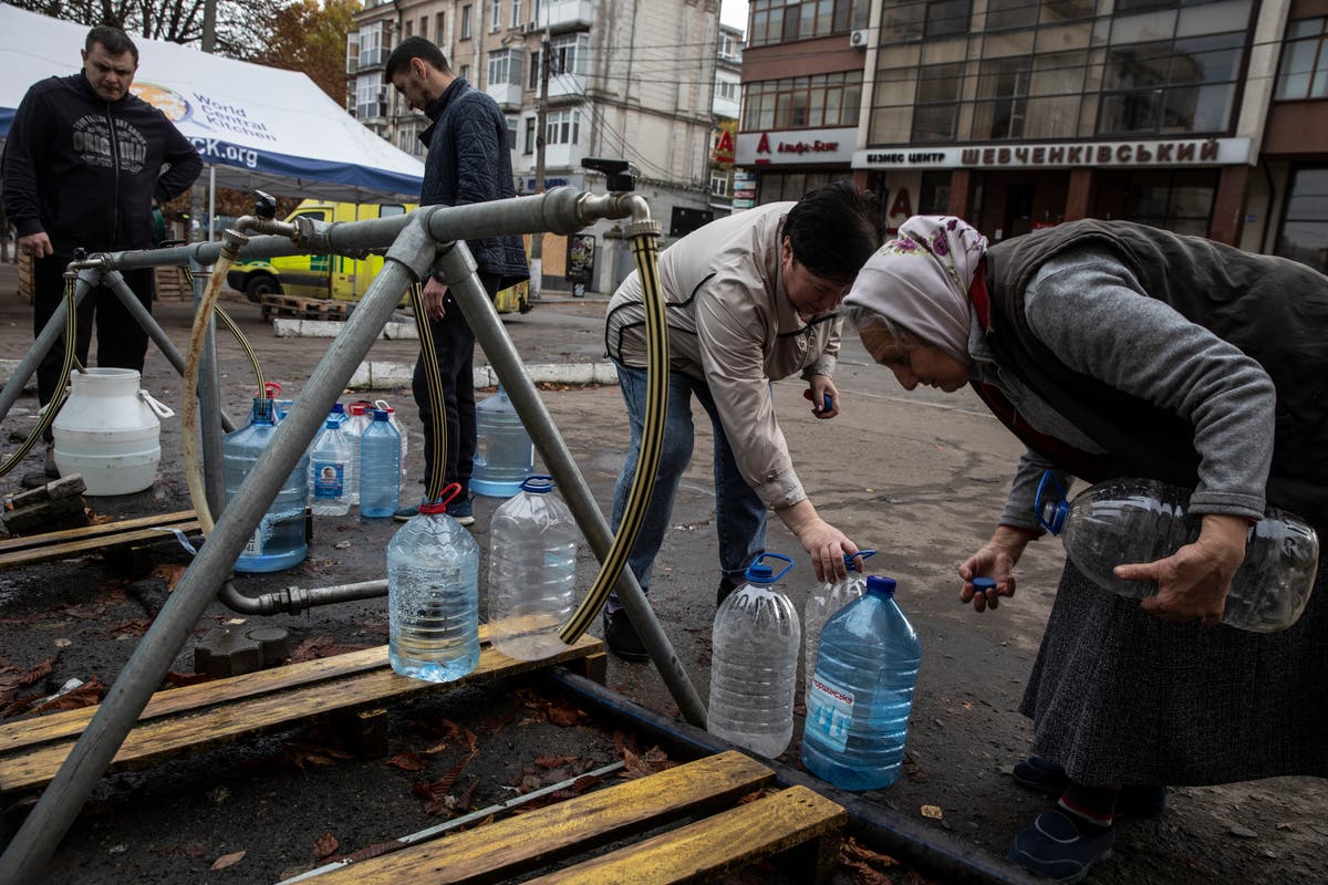 Salty, yellow water disgusts residents in war-torn Mykolaiv