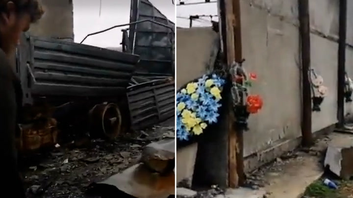 Ukrainian soldier shares footage of ‘mass grave’ for Russians | News