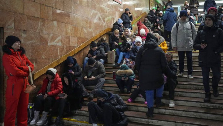 Kyiv residents shelter in metro amid ‘massive’ Russian missile barrage | News