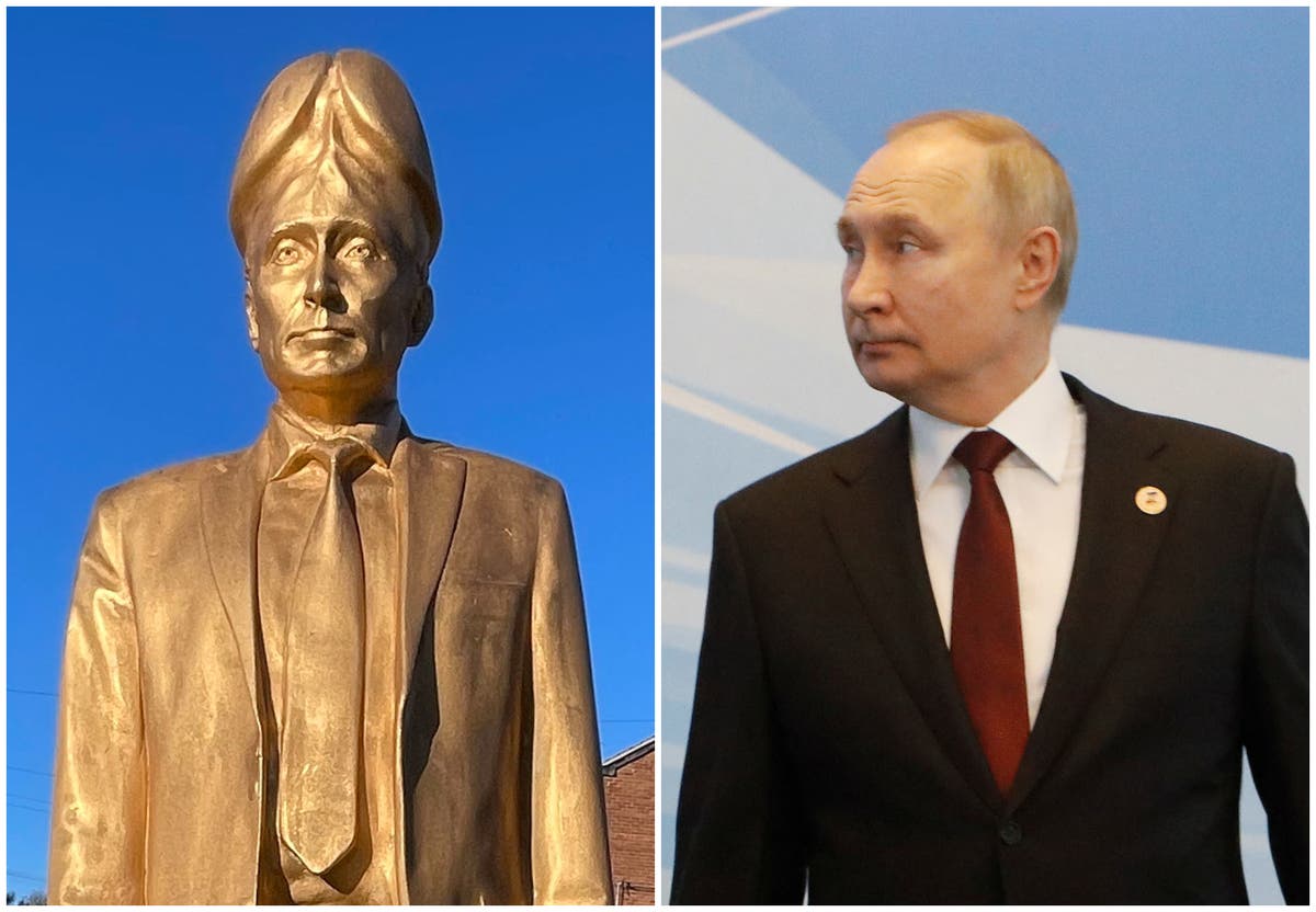 UK village names Putin ‘Bellend of the Year’ and unveils penis-headed statue