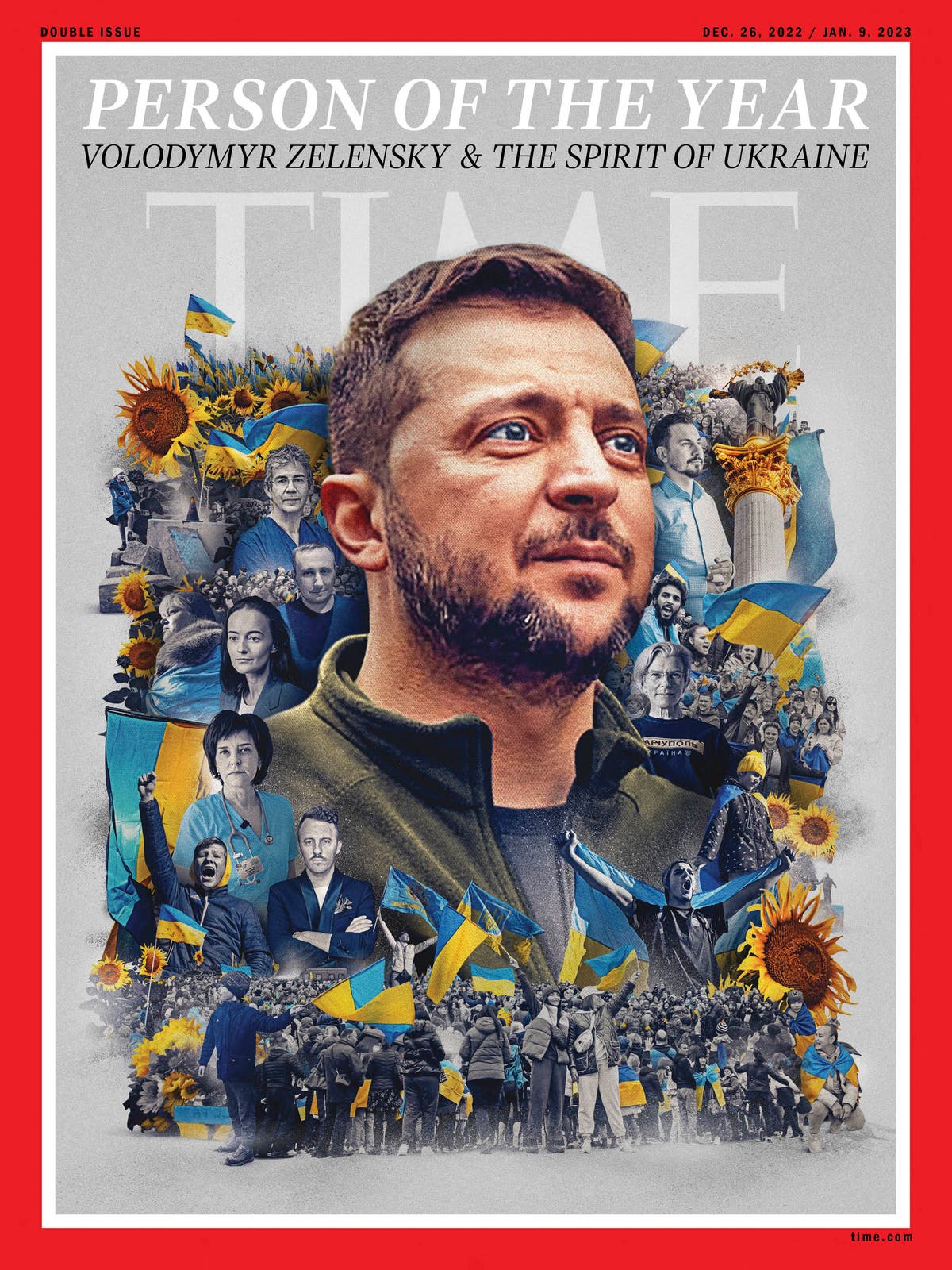 President Volodymyr Zelensky and ‘spirit of Ukraine’ named Time magazine’s person of year
