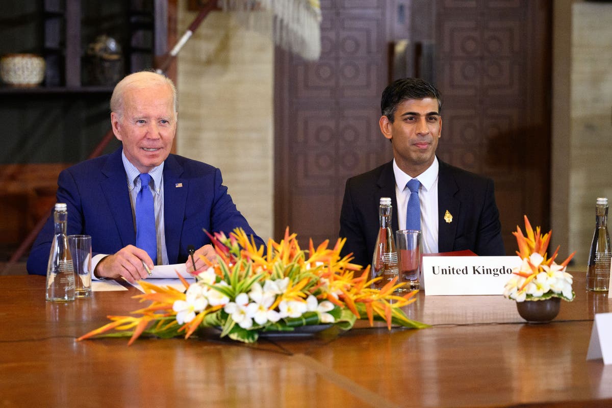 US pledges to boost UK gas supply as Sunak and Biden forge agreement