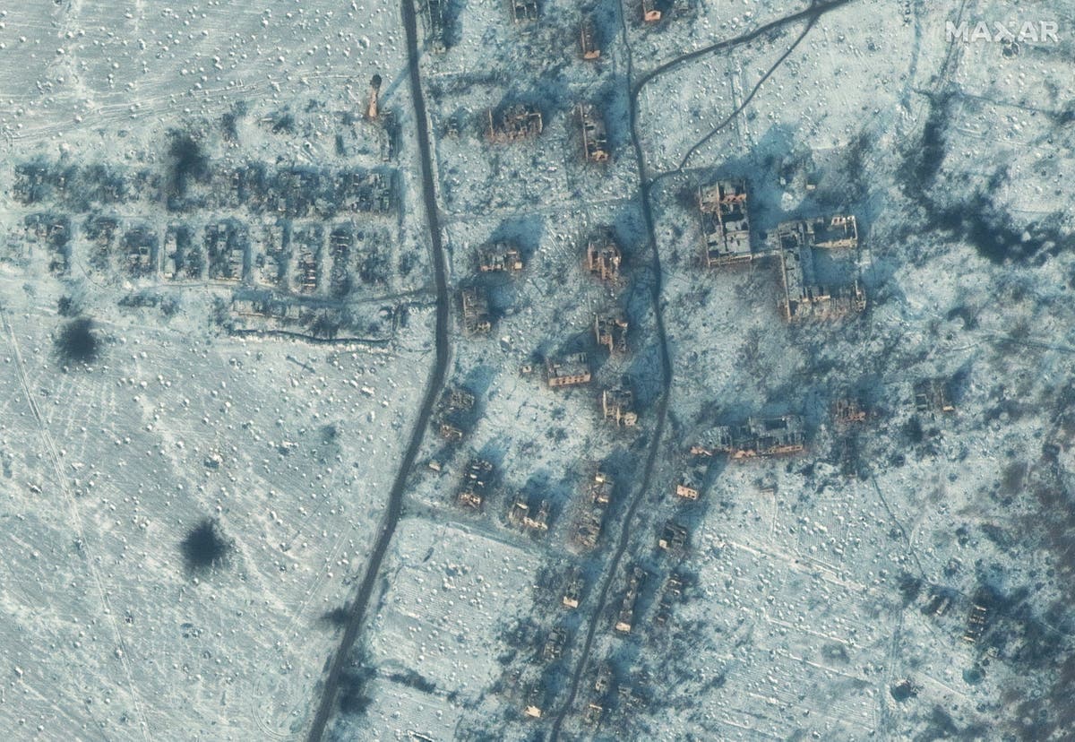 Satellite images show scale of destruction as Russia nears capture of key Ukraine city