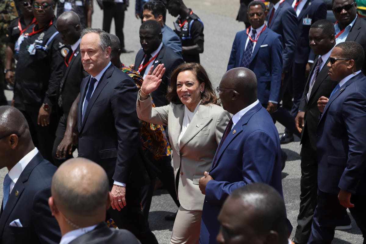 Harris to meet Ghana’s president as she begins Africa trip