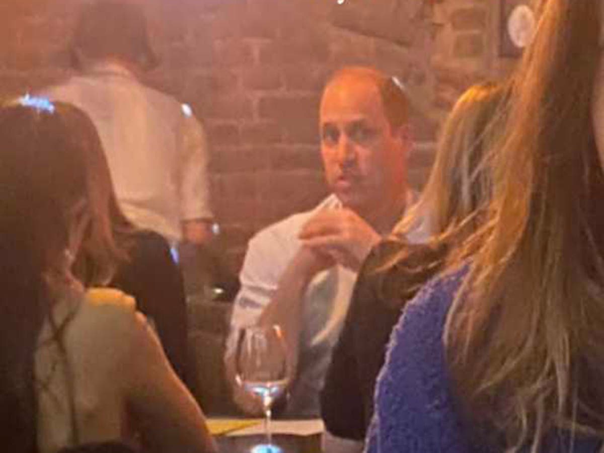 Prince William stuns locals after being spotted dining out in Poland