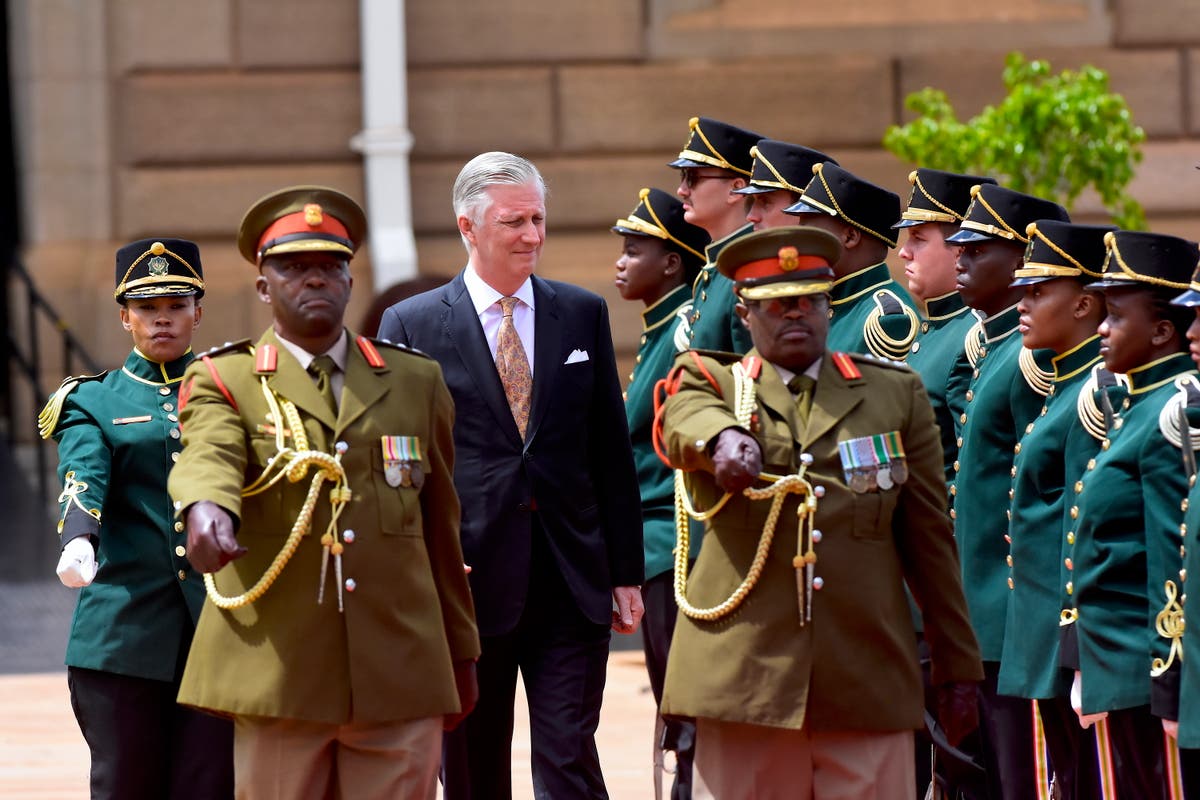 South Africa’s Ramaphosa welcomes Belgium’s King Philippe