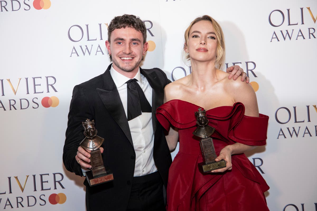 Jodie Comer, Paul Mescal take acting gold at Olivier Awards