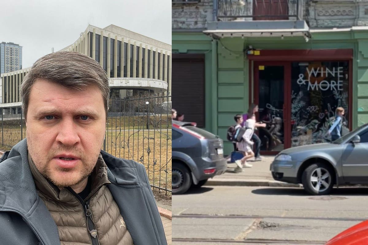 Ukrainian politicians shelter underground during daytime attack on Kyiv