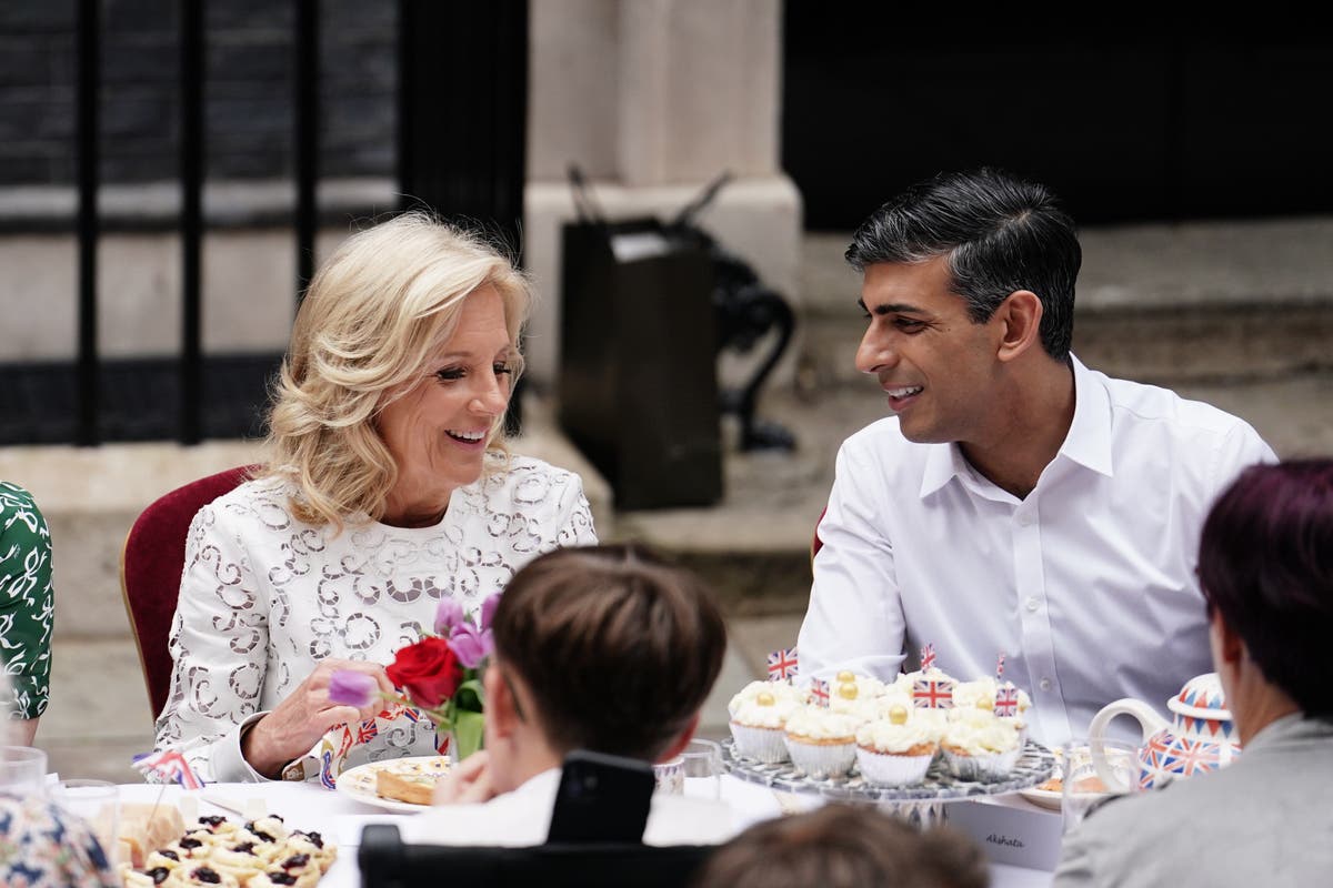 PM joined by US First Lady Jill Biden at Downing Street Big Lunch