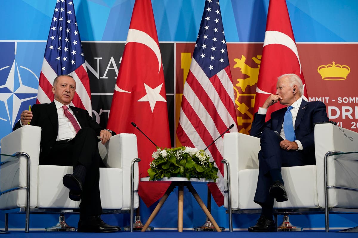 Biden says he congratulated Turkey’s Erdogan in phone call
