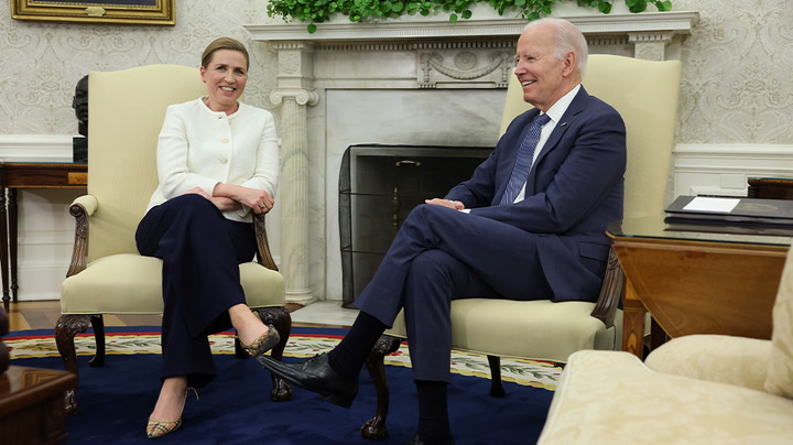 Biden ignores reporters at meeting with Danish prime minister | News