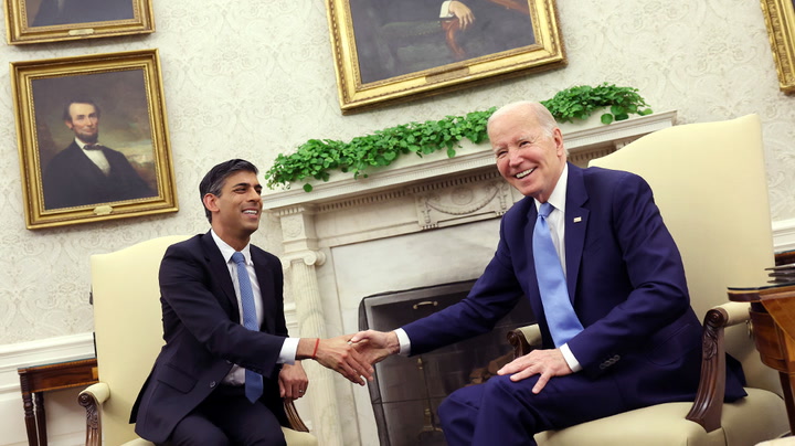 Biden mistakenly calls Sunak ‘Mr President’ during White House meeting | News