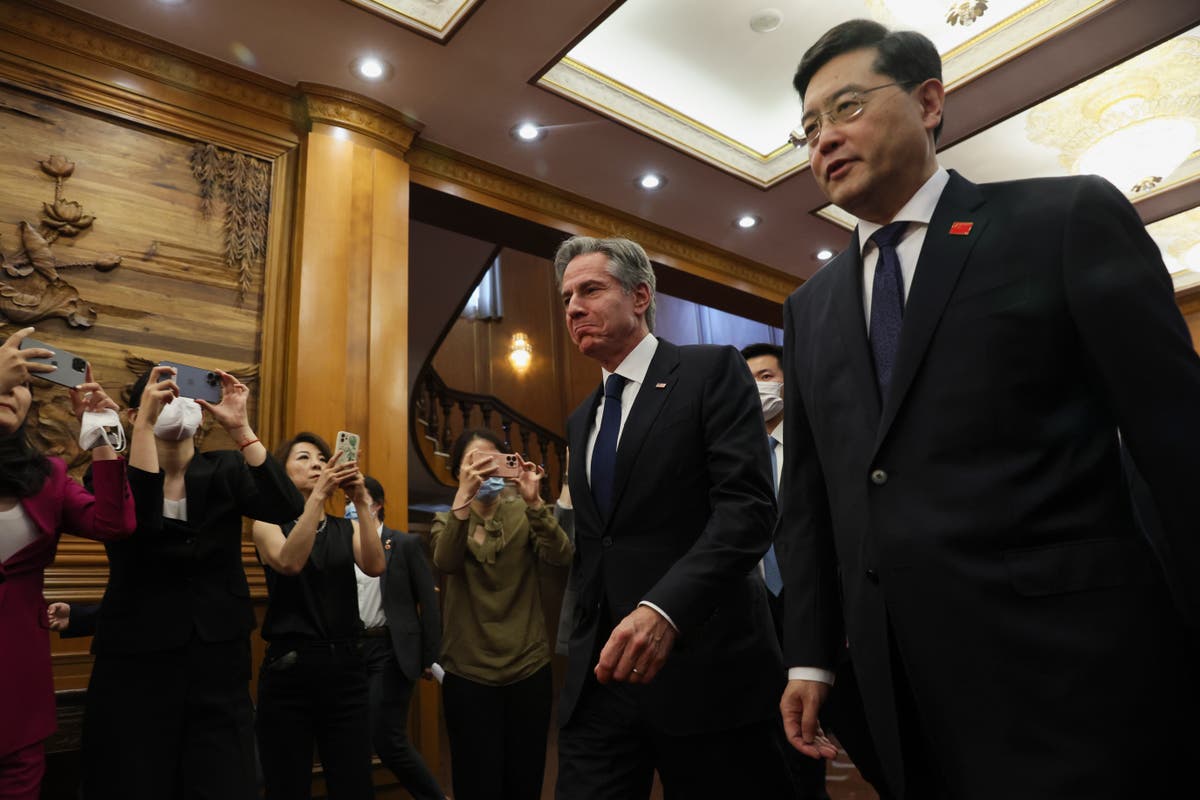 US, China remain at odds on numerous issues as Blinken finishes first day of meetings in Beijing