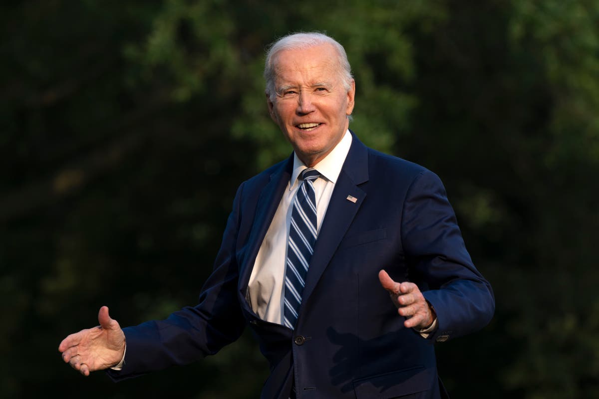 Biden is wrapping a campaign fundraising blitz aimed at making a bold early statement
