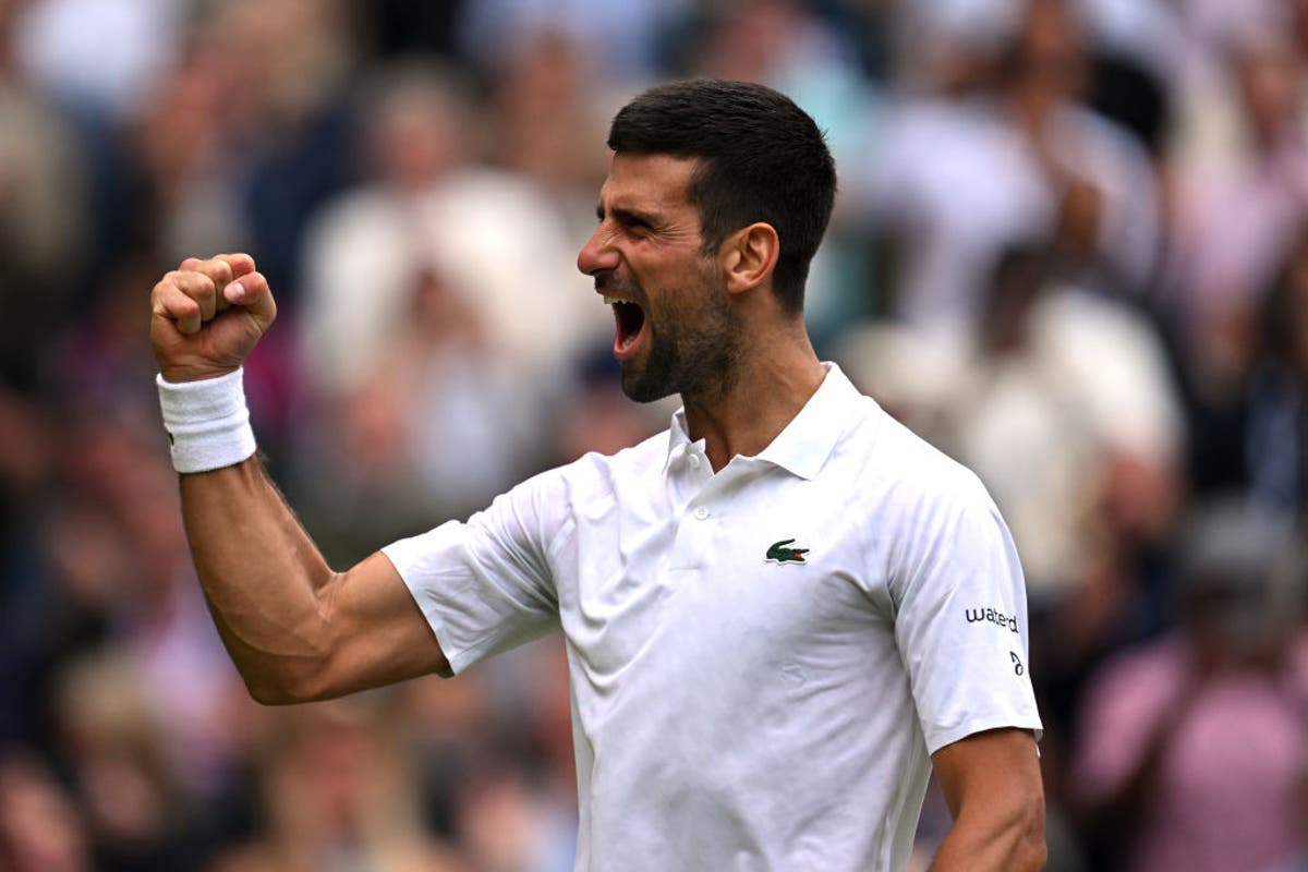 Today’s Wimbledon scores and results as Novak Djokovic equals Roger Federer record and quarter-finals continue