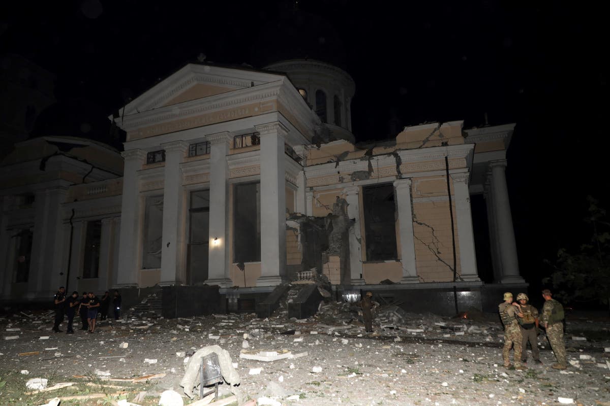 Russia Ukraine war latest: Unesco sounds alarm as historic cathedral badly damaged in deadly Odesa airstrikes